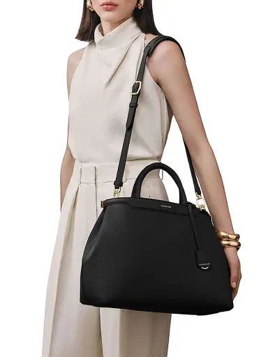 MAISON de SABRÉ Women's The Palais Top Handle Bag - Black Caviar | Thumbnail 2 MAISON de SABRÉ Women's The Palais Top Handle Bag - Black Caviar | Thumbnail 2