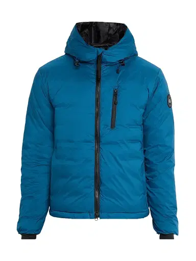 Canada Goose Men's Lodge Down Hooded Jacket - Guard Blue | Thumbnail 1 Canada Goose Men's Lodge Down Hooded Jacket - Guard Blue | Thumbnail 1