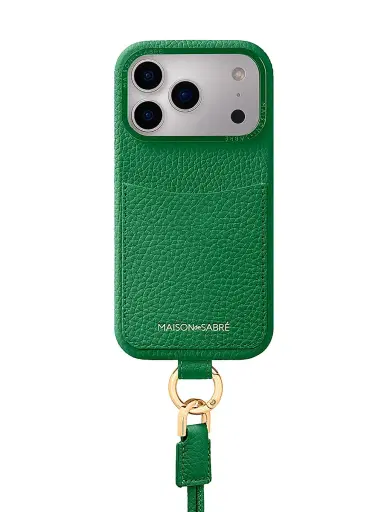 MAISON de SABRÉ Sling Phone Case (iPhone 17 Pro) - Emerald Green | Thumbnail 2 MAISON de SABRÉ Sling Phone Case (iPhone 17 Pro) - Emerald Green | Thumbnail 2