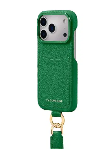 MAISON de SABRÉ Sling Phone Case (iPhone 17 Pro) - Emerald Green | Thumbnail 4 MAISON de SABRÉ Sling Phone Case (iPhone 17 Pro) - Emerald Green | Thumbnail 4