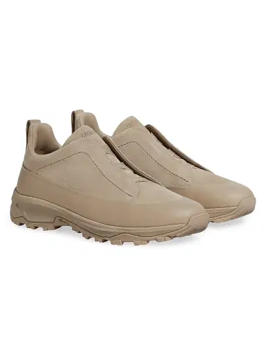 ZEGNA Men's Suede Triple Stitch Monte Sneakers - Light Brown | Thumbnail 2 ZEGNA Men's Suede Triple Stitch Monte Sneakers - Light Brown | Thumbnail 2