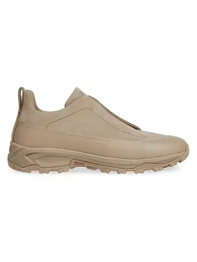 ZEGNA Men's Suede Triple Stitch Monte Sneakers - Light Brown | Thumbnail 1 ZEGNA Men's Suede Triple Stitch Monte Sneakers - Light Brown | Thumbnail 1