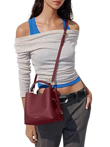 MAISON de SABRÉ Women's The Mini Crossbody Bag - Plum Sky | Thumbnail 1 MAISON de SABRÉ Women's The Mini Crossbody Bag - Plum Sky | Thumbnail 1