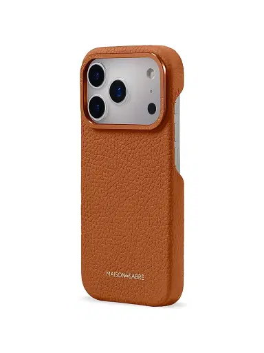 MAISON de SABRÉ Leather Phone Case (iPhone 17 Pro) - Pecan Brown | Thumbnail 2 MAISON de SABRÉ Leather Phone Case (iPhone 17 Pro) - Pecan Brown | Thumbnail 2