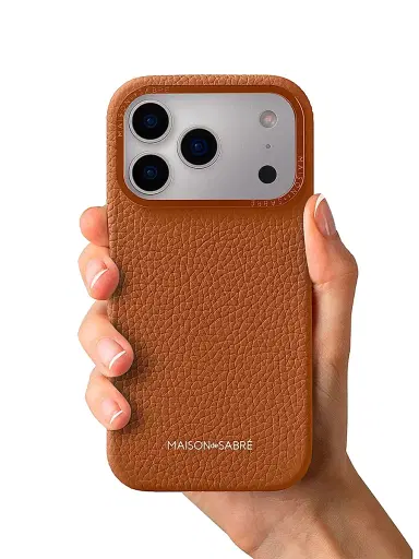 MAISON de SABRÉ Leather Phone Case (iPhone 17 Pro) - Pecan Brown | Thumbnail 5 MAISON de SABRÉ Leather Phone Case (iPhone 17 Pro) - Pecan Brown | Thumbnail 5