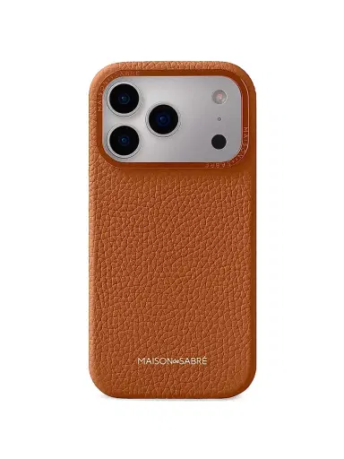 MAISON de SABRÉ Leather Phone Case (iPhone 17 Pro) - Pecan Brown | Thumbnail 1 MAISON de SABRÉ Leather Phone Case (iPhone 17 Pro) - Pecan Brown | Thumbnail 1