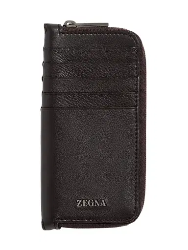 Zegna Men's Secondskin Wallet - Dark Brown | Thumbnail 1 Zegna Men's Secondskin Wallet - Dark Brown | Thumbnail 1