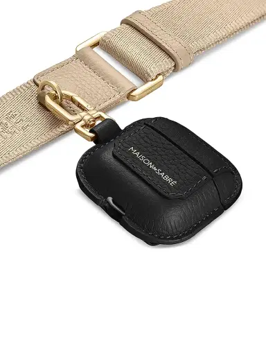 MAISON de SABRÉ Women's The AirPods 4 Case Charm - Black Caviar | Thumbnail 2 MAISON de SABRÉ Women's The AirPods 4 Case Charm - Black Caviar | Thumbnail 2