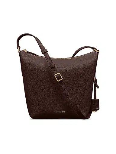 MAISON de SABRÉ Women's The Zipped Crossbody Bag - Espresso Brown | Thumbnail 1 MAISON de SABRÉ Women's The Zipped Crossbody Bag - Espresso Brown | Thumbnail 1