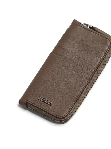 Zegna Men's Secondskin Wallet - Brown | Thumbnail 4 Zegna Men's Secondskin Wallet - Brown | Thumbnail 4