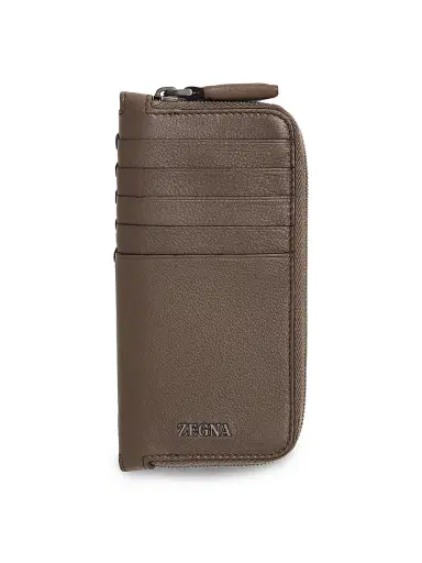 Zegna Men's Secondskin Wallet - Brown | Thumbnail 1 Zegna Men's Secondskin Wallet - Brown | Thumbnail 1