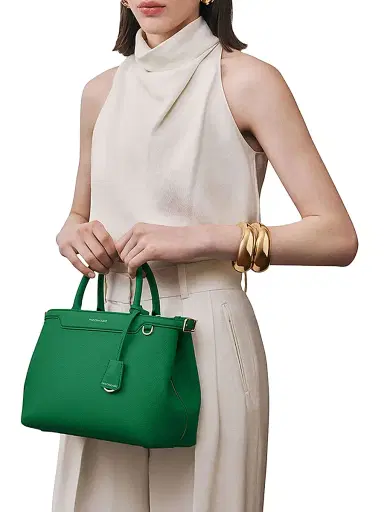 MAISON de SABRÉ Women's The Palais Top Handle Bag - Emerald Green | Thumbnail 2 MAISON de SABRÉ Women's The Palais Top Handle Bag - Emerald Green | Thumbnail 2