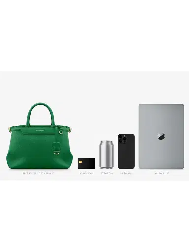 MAISON de SABRÉ Women's The Palais Top Handle Bag - Emerald Green | Thumbnail 1 MAISON de SABRÉ Women's The Palais Top Handle Bag - Emerald Green | Thumbnail 1