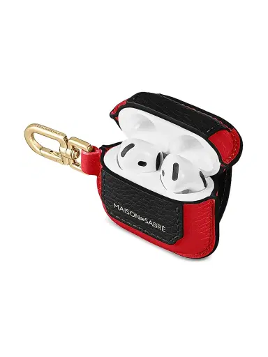 MAISON de SABRÉ Women's The AirPods 4 Case Charm - Rouge Noir | Thumbnail 4 MAISON de SABRÉ Women's The AirPods 4 Case Charm - Rouge Noir | Thumbnail 4