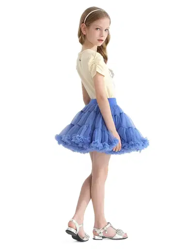Mimi Tutu Little Girl's & Girl's Bow Tulle Skirt | Thumbnail 4 Mimi Tutu Little Girl's & Girl's Bow Tulle Skirt | Thumbnail 4