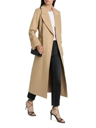 Mercer Collective Women's Belted Wool-Blend Coat - Camel | Thumbnail 2 Mercer Collective Women's Belted Wool-Blend Coat - Camel | Thumbnail 2