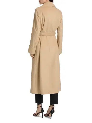 Mercer Collective Women's Belted Wool-Blend Coat - Camel | Thumbnail 5 Mercer Collective Women's Belted Wool-Blend Coat - Camel | Thumbnail 5