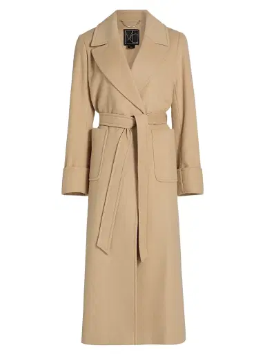 Mercer Collective Women's Belted Wool-Blend Coat - Camel | Thumbnail 1 Mercer Collective Women's Belted Wool-Blend Coat - Camel | Thumbnail 1