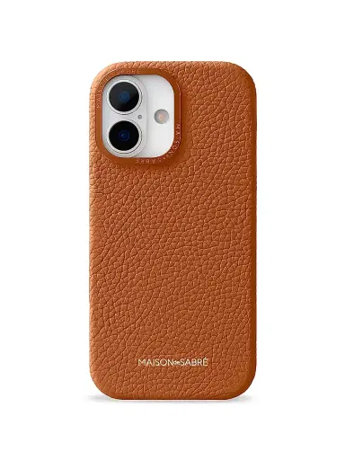 MAISON de SABRÉ Leather Phone Case (iPhone 17) - Pecan Brown | Thumbnail 1 MAISON de SABRÉ Leather Phone Case (iPhone 17) - Pecan Brown | Thumbnail 1