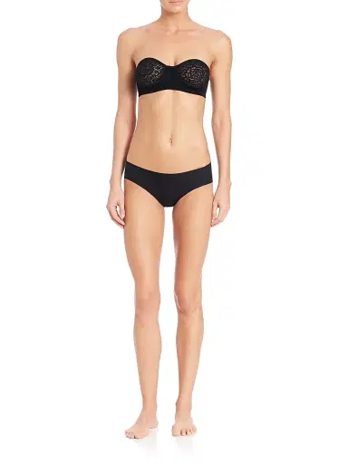Wacoal Women's Halo Lace Strapless Bra - Black | Thumbnail 2 Wacoal Women's Halo Lace Strapless Bra - Black | Thumbnail 2