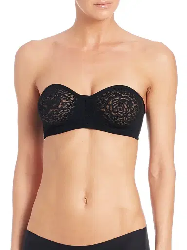 Wacoal Women's Halo Lace Strapless Bra - Black | Thumbnail 3 Wacoal Women's Halo Lace Strapless Bra - Black | Thumbnail 3