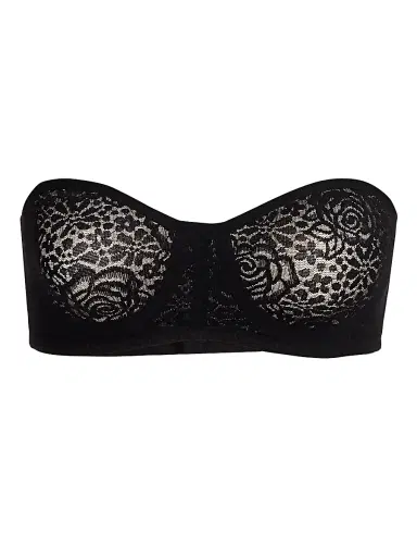 Wacoal Women's Halo Lace Strapless Bra - Black | Thumbnail 6 Wacoal Women's Halo Lace Strapless Bra - Black | Thumbnail 6