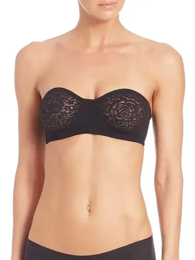 Wacoal Women's Halo Lace Strapless Bra - Black | Thumbnail 1 Wacoal Women's Halo Lace Strapless Bra - Black | Thumbnail 1