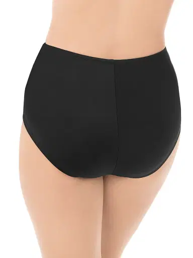 Miraclesuit Swim Women's Norma Shirred Hi-Rise Bikini Bottom - Black - Size 16 | Thumbnail 3 Miraclesuit Swim Women's Norma Shirred Hi-Rise Bikini Bottom - Black - Size 16 | Thumbnail 3