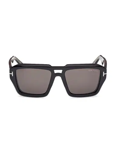 TOM FORD Men's ICON 56MM Navigator Sunglasses - Black | Thumbnail 1 TOM FORD Men's ICON 56MM Navigator Sunglasses - Black | Thumbnail 1