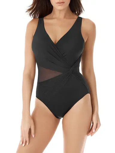 Miraclesuit Swim Women's Illusion Circe V-Neck One-Piece Swimsuit - Black | Thumbnail 3 Miraclesuit Swim Women's Illusion Circe V-Neck One-Piece Swimsuit - Black | Thumbnail 3