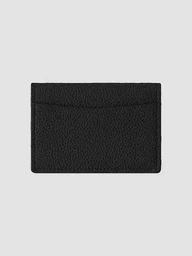 MAISON de SABRÉ Women's Leather Card Case - Black Caviar | Thumbnail 2 MAISON de SABRÉ Women's Leather Card Case - Black Caviar | Thumbnail 2