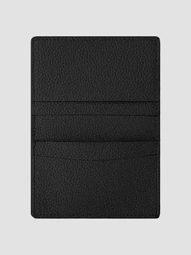 MAISON de SABRÉ Women's Leather Card Case - Black Caviar | Thumbnail 5 MAISON de SABRÉ Women's Leather Card Case - Black Caviar | Thumbnail 5