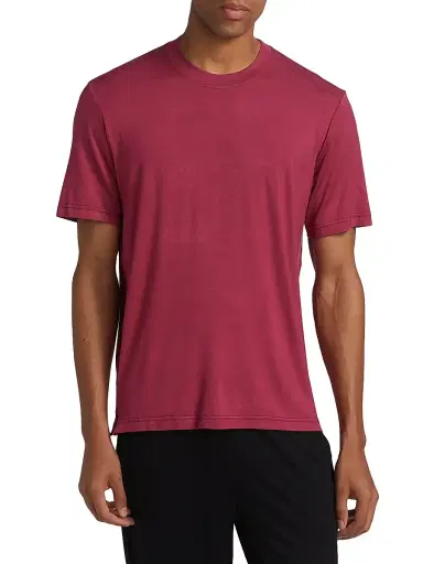 Saks Fifth Avenue Men's COLLECTION Jogger Sleep Set - Grape Wine Combo - Size XXL | Thumbnail 3 Saks Fifth Avenue Men's COLLECTION Jogger Sleep Set - Grape Wine Combo - Size XXL | Thumbnail 3