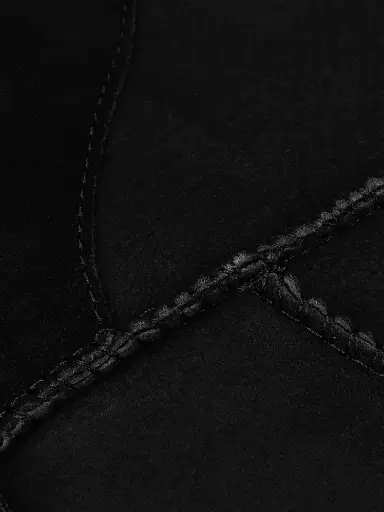 UGG Men's Classic Heritage Suede & Shearling Classic Mini Bomber Boots - Black - Size 13 | Thumbnail 6 UGG Men's Classic Heritage Suede & Shearling Classic Mini Bomber Boots - Black - Size 13 | Thumbnail 6