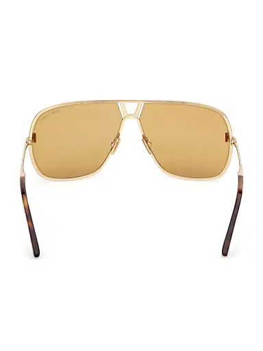 TOM FORD Men's Starvos 63MM Rectangular Sunglasses - Yellow Havana Gold | Thumbnail 4 TOM FORD Men's Starvos 63MM Rectangular Sunglasses - Yellow Havana Gold | Thumbnail 4