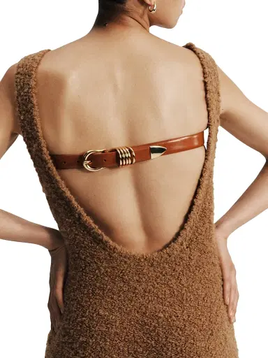 Déhanche Women's Hollyhock Leather D-Ring Belt - Terre Gold | Thumbnail 7 Déhanche Women's Hollyhock Leather D-Ring Belt - Terre Gold | Thumbnail 7
