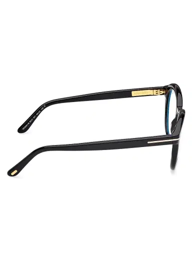 Tom Ford Men's 50MM Round Optical Eyeglasses - Shiny Black | Thumbnail 7 Tom Ford Men's 50MM Round Optical Eyeglasses - Shiny Black | Thumbnail 7