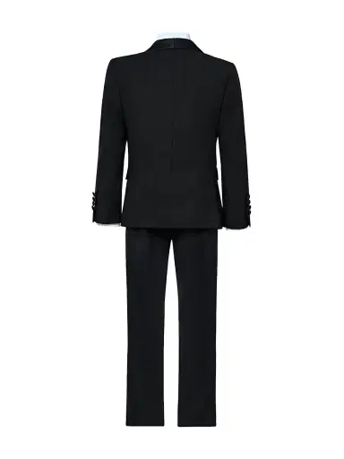 Moustache Baby Boy's, Little Boys & Boy's Shawl Lapel Wool Suit - Black | Thumbnail 5 Moustache Baby Boy's, Little Boys & Boy's Shawl Lapel Wool Suit - Black | Thumbnail 5