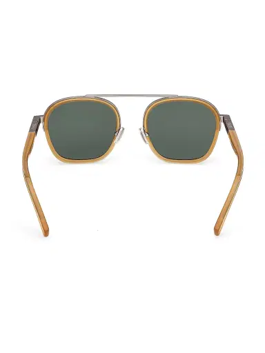 ZEGNA Men's 51MM Oval Sunglasses - Amber Green | Thumbnail 5 ZEGNA Men's 51MM Oval Sunglasses - Amber Green | Thumbnail 5