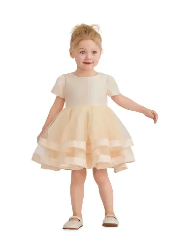 Tulleen Baby Girl's & Little Girl's Suttona Dress - Champagne 36 Months | Thumbnail 2 Tulleen Baby Girl's & Little Girl's Suttona Dress - Champagne 36 Months | Thumbnail 2