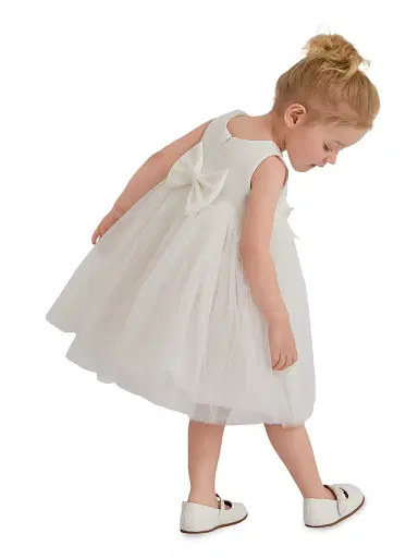 Tulleen Baby Girl's Zinara Dress - White 24 Months | Thumbnail 5 Tulleen Baby Girl's Zinara Dress - White 24 Months | Thumbnail 5