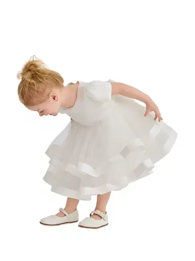 Tulleen Baby Girl's & Little Girl's Suttona Dress - White 36 Months | Thumbnail 3 Tulleen Baby Girl's & Little Girl's Suttona Dress - White 36 Months | Thumbnail 3