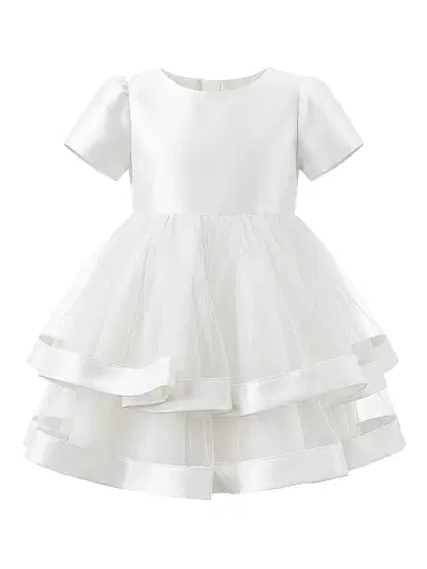 Tulleen Baby Girl's & Little Girl's Suttona Dress - White 36 Months | Thumbnail 1 Tulleen Baby Girl's & Little Girl's Suttona Dress - White 36 Months | Thumbnail 1