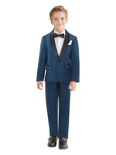 Moustache Baby Boy's, Little Boys & Boy's Shawl Lapel Wool Suit - Navy | Thumbnail 3 Moustache Baby Boy's, Little Boys & Boy's Shawl Lapel Wool Suit - Navy | Thumbnail 3