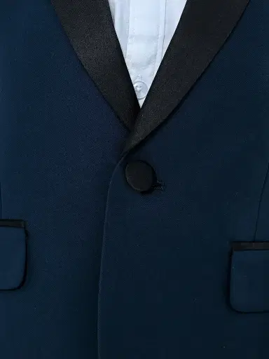 Moustache Baby Boy's, Little Boys & Boy's Shawl Lapel Wool Suit - Navy | Thumbnail 6 Moustache Baby Boy's, Little Boys & Boy's Shawl Lapel Wool Suit - Navy | Thumbnail 6