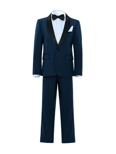 Moustache Baby Boy's, Little Boys & Boy's Shawl Lapel Wool Suit - Navy | Thumbnail 1 Moustache Baby Boy's, Little Boys & Boy's Shawl Lapel Wool Suit - Navy | Thumbnail 1
