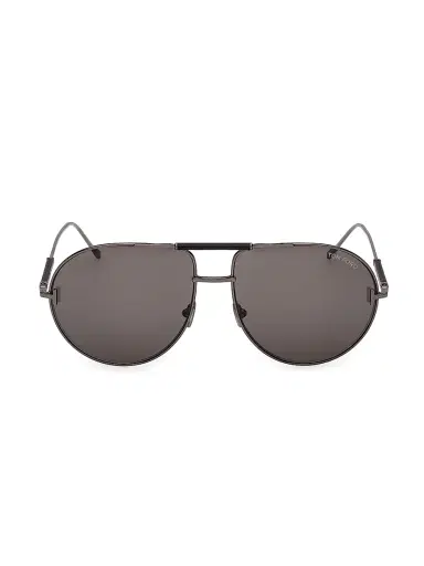 Tom Ford Men's Lou 62MM Aviator Sunglasses - Dark Gunmetal | Thumbnail 2 Tom Ford Men's Lou 62MM Aviator Sunglasses - Dark Gunmetal | Thumbnail 2