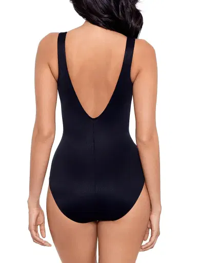 Miraclesuit Swim Women's Illusionists Cross-Over One-Piece Swimsuit - Black - Size 16 | Thumbnail 4 Miraclesuit Swim Women's Illusionists Cross-Over One-Piece Swimsuit - Black - Size 16 | Thumbnail 4