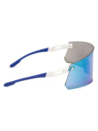 adidas Men's Shield Sunglasses - White Green Mirror | Thumbnail 7 adidas Men's Shield Sunglasses - White Green Mirror | Thumbnail 7