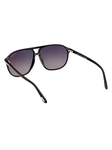 TOM FORD Men's Bruce 61MM Navigator Sunglasses - Black Smoke | Thumbnail 4 TOM FORD Men's Bruce 61MM Navigator Sunglasses - Black Smoke | Thumbnail 4